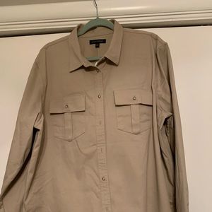 NWT Banana Republic Khaki Overshirt
